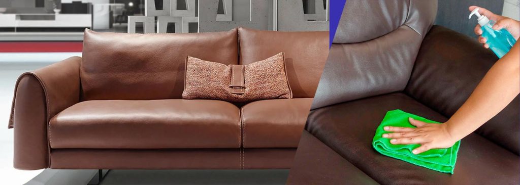 como limpiar sofas de cuero sintetico