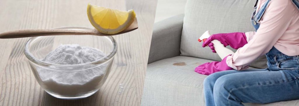 Productos naturales para limpiar sofás