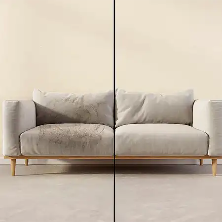 sofa limpio