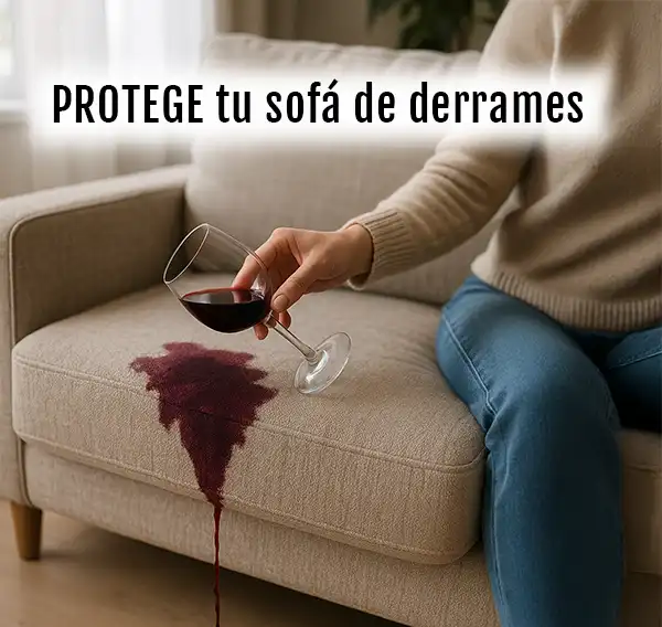 protege tu sofa de derrames con impermeabilización