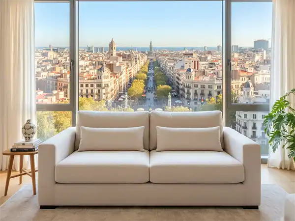 sofa radiante en Barcelona